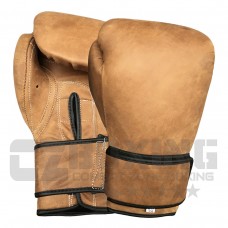 Vintage Brown Premium Leather Boxing Gloves