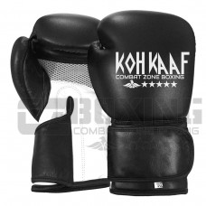 Mesh Lining Cowhide Genuine Leather Custom Boxing Gloves